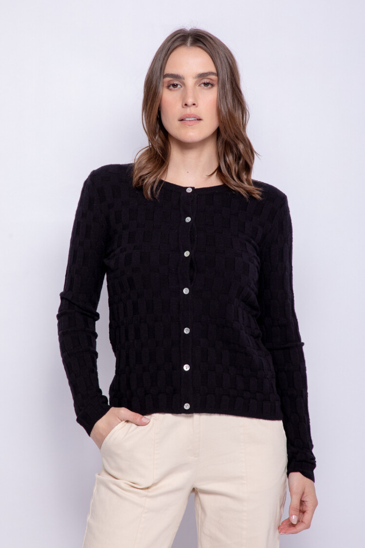 CARDIGAN ABEL Negro