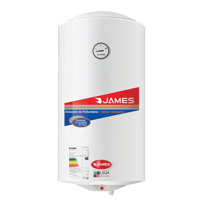 Termotanque James 60 Litros de Acero – Modelo Cilíndrico Termotanque James 60 Litros de Acero – Modelo Cilíndrico