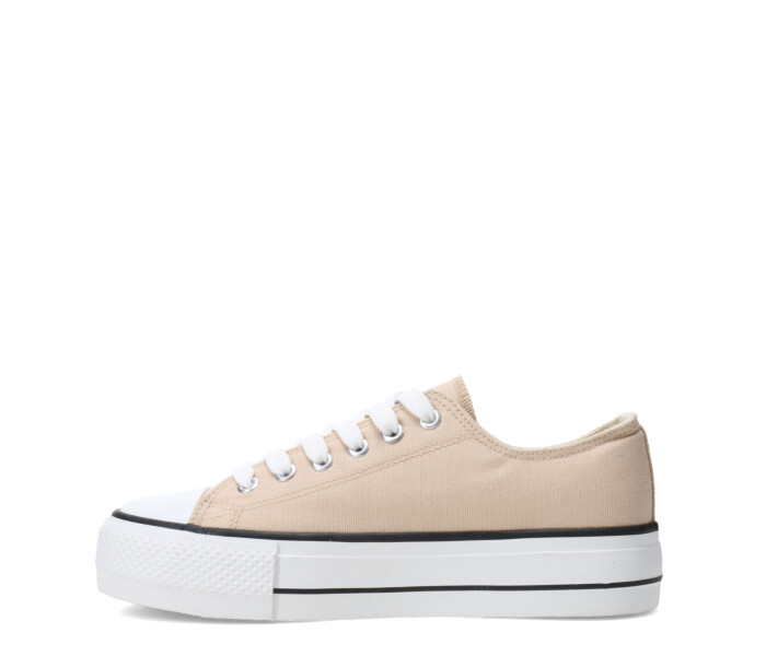 Championes de Mujer Miss Carol Lorcast Con Plataforma Beige