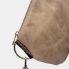 Porta Cosméticos Katy En Cuero Liso Taupe