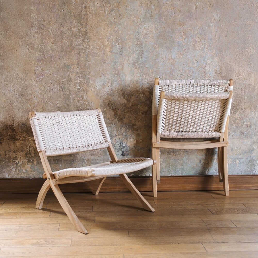 Butaca Plegable Madera Natural Tibet - Origen Butaca Plegable Madera Natural Tibet - Origen