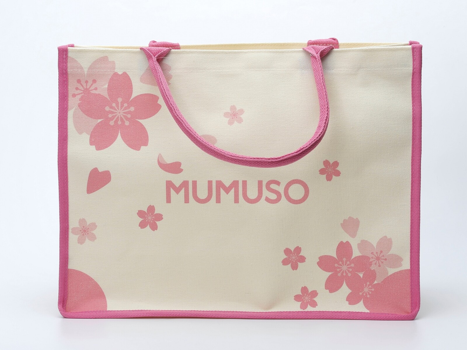 BOLSO DE LONA (FLORES DE CEREZO/L) 
