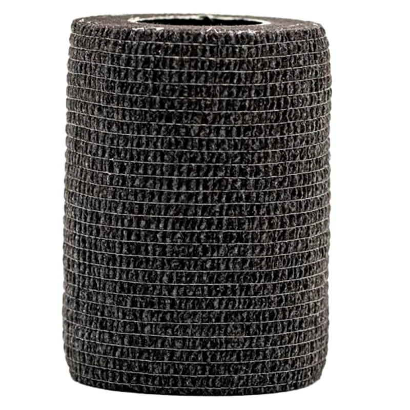 Cinta Cohesiva Barex 7.5 Cm X 5 Mt Negro Cinta Cohesiva Barex 7.5 Cm X 5 Mt Negro