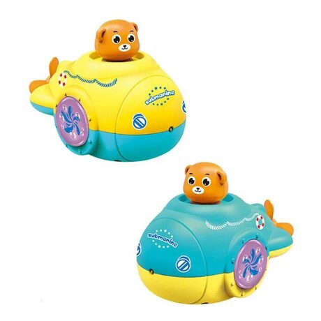 Set 6 Submarinos Juguetes Agua Baño Playa para Bebé Huanger Multicolor