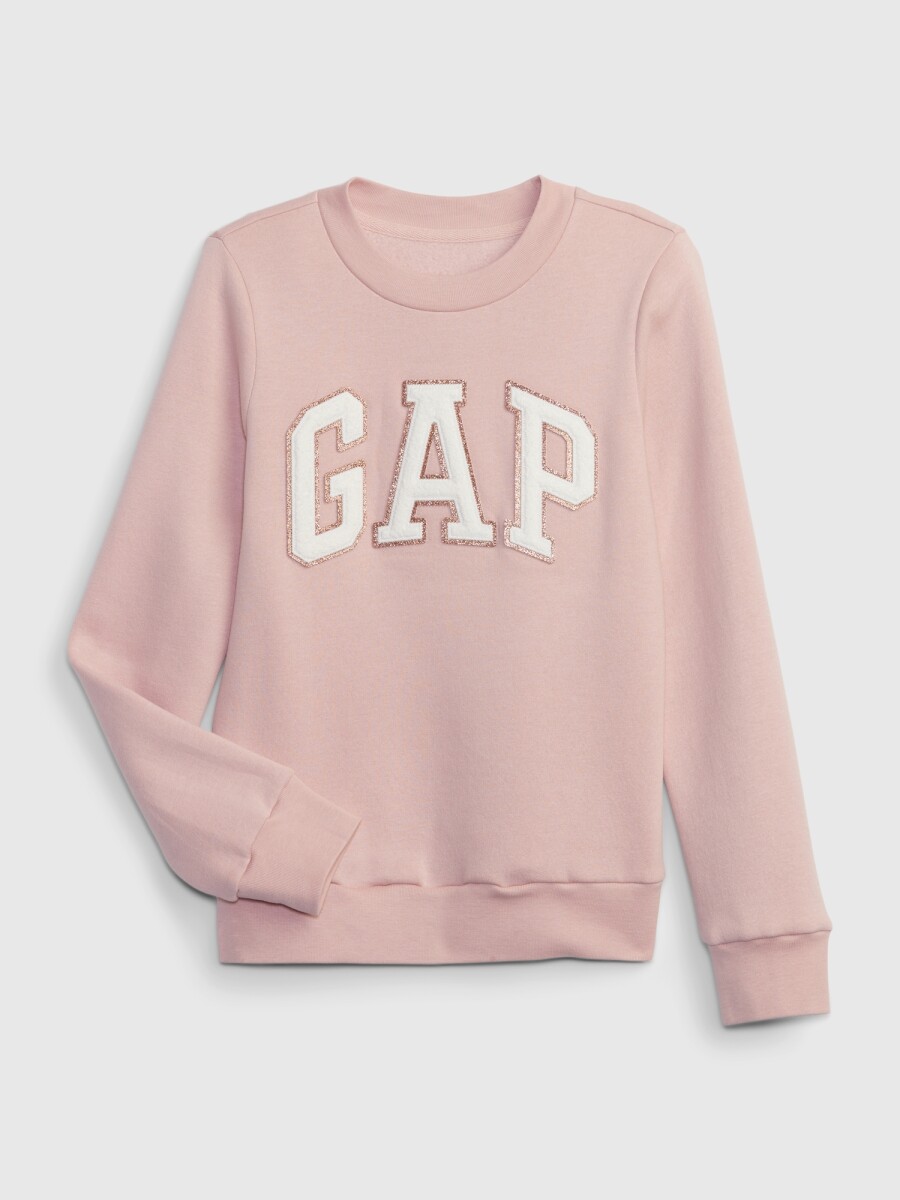 Buzo Deportivo Logo Gap Niña - Pink Standard 