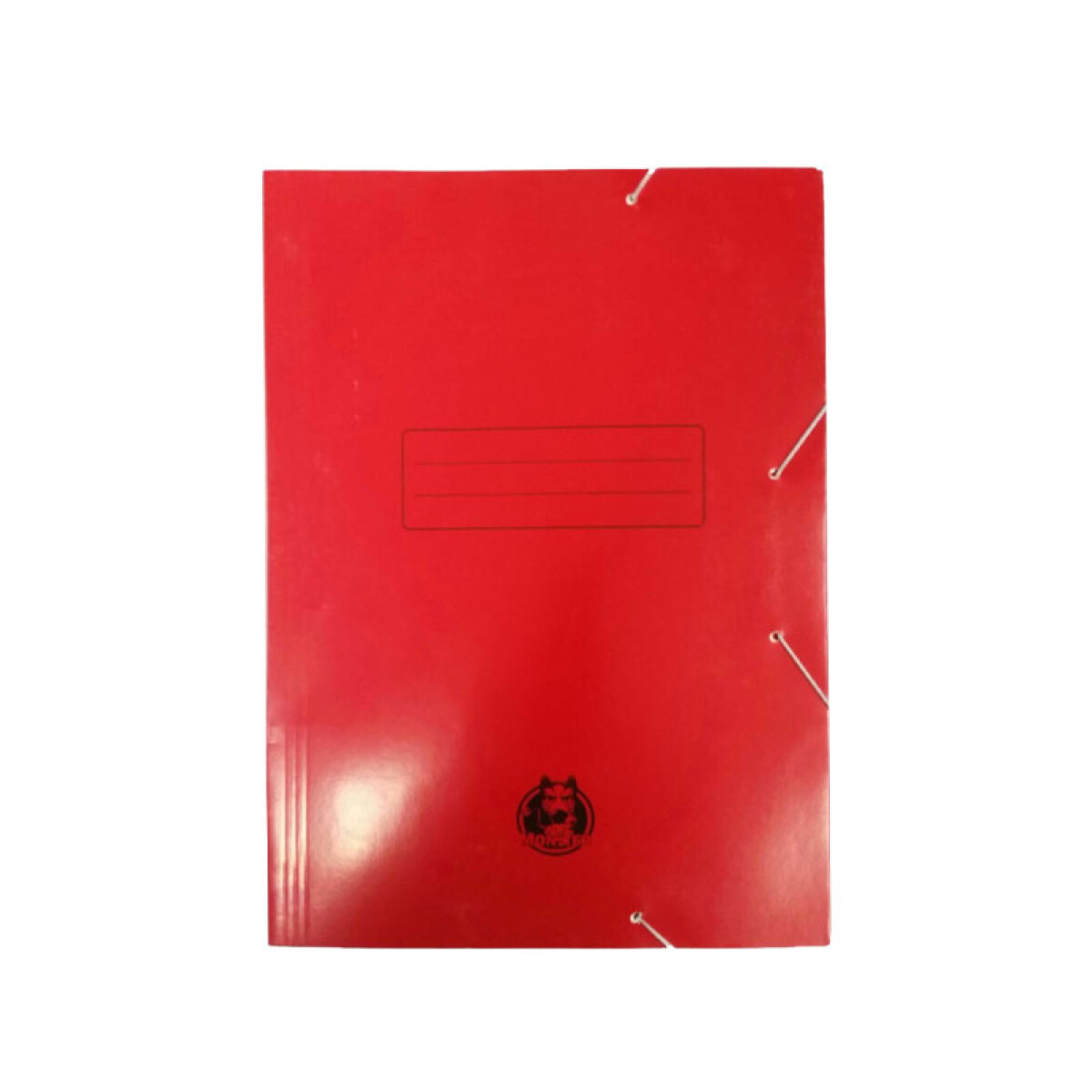 Carpeta con Elástico GARBANZO (unidad) Grande 36cmX26cm Roja 