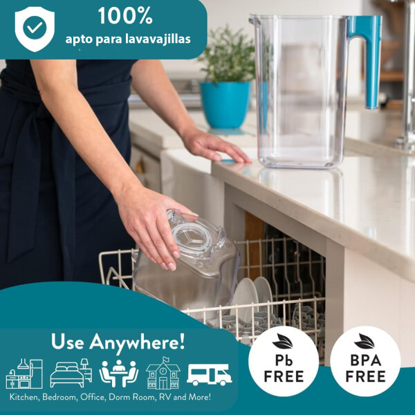 Jarra Perfect Pour + 6 Filtro Evolve 30d Pp3002 JARRA PERFECT POUR + 6 FILTROS PP3002