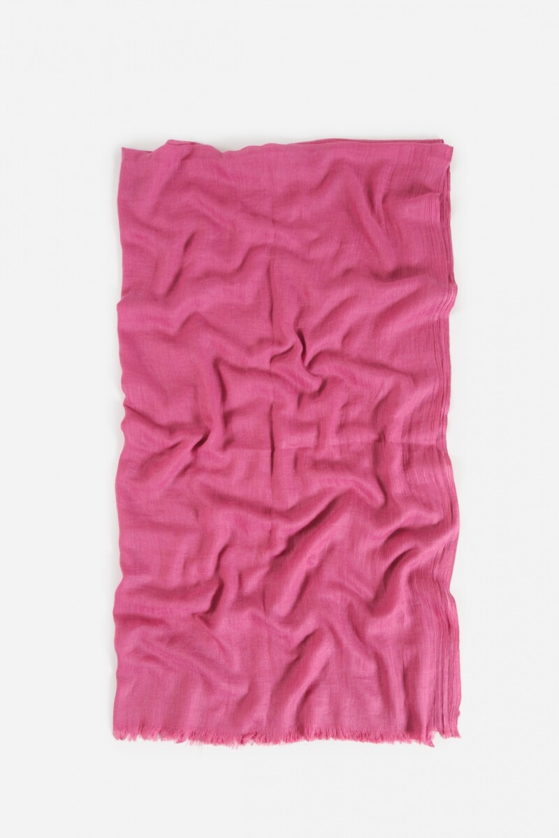 Pashmina lisa algodón fucsia