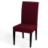 Funda Para Silla Comedor Cubre Asiento Elastizada Y Lavable Variante Color Bordó