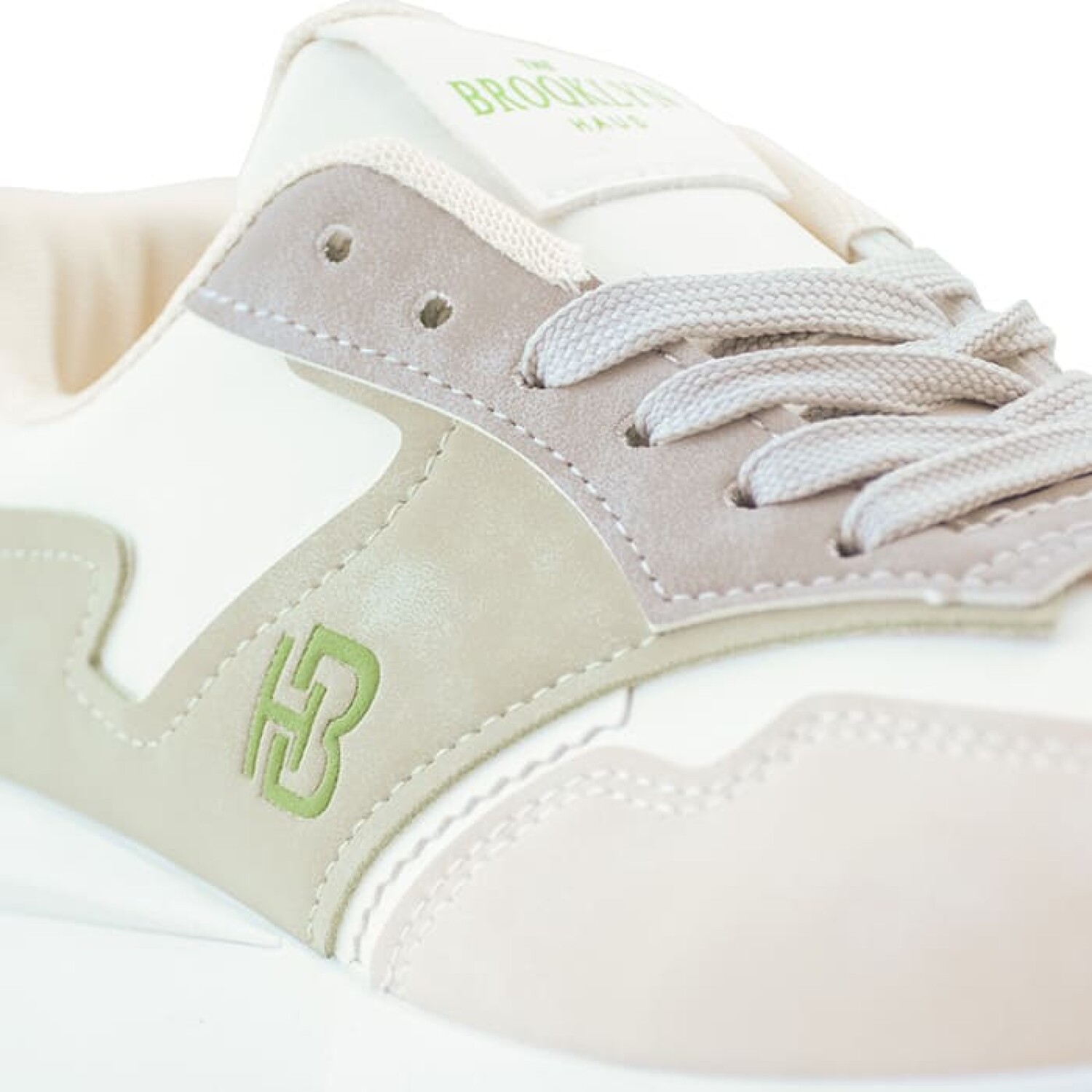 Championes Brooklyn Haus Bridny de Mujer Blanco-verde — Macri Life