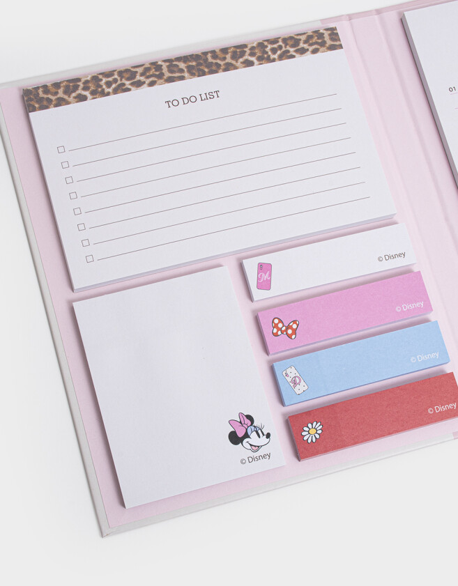 Librería Sets Planner Set De Notas Adhesivas Minnie Y Daisy - Blanco Crudo