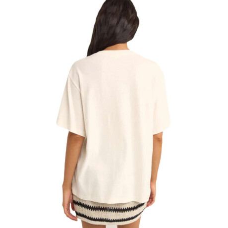 Remera Rhythm Bloom Studio Oversized Crema