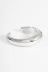 Pulsera cuff bold plateado