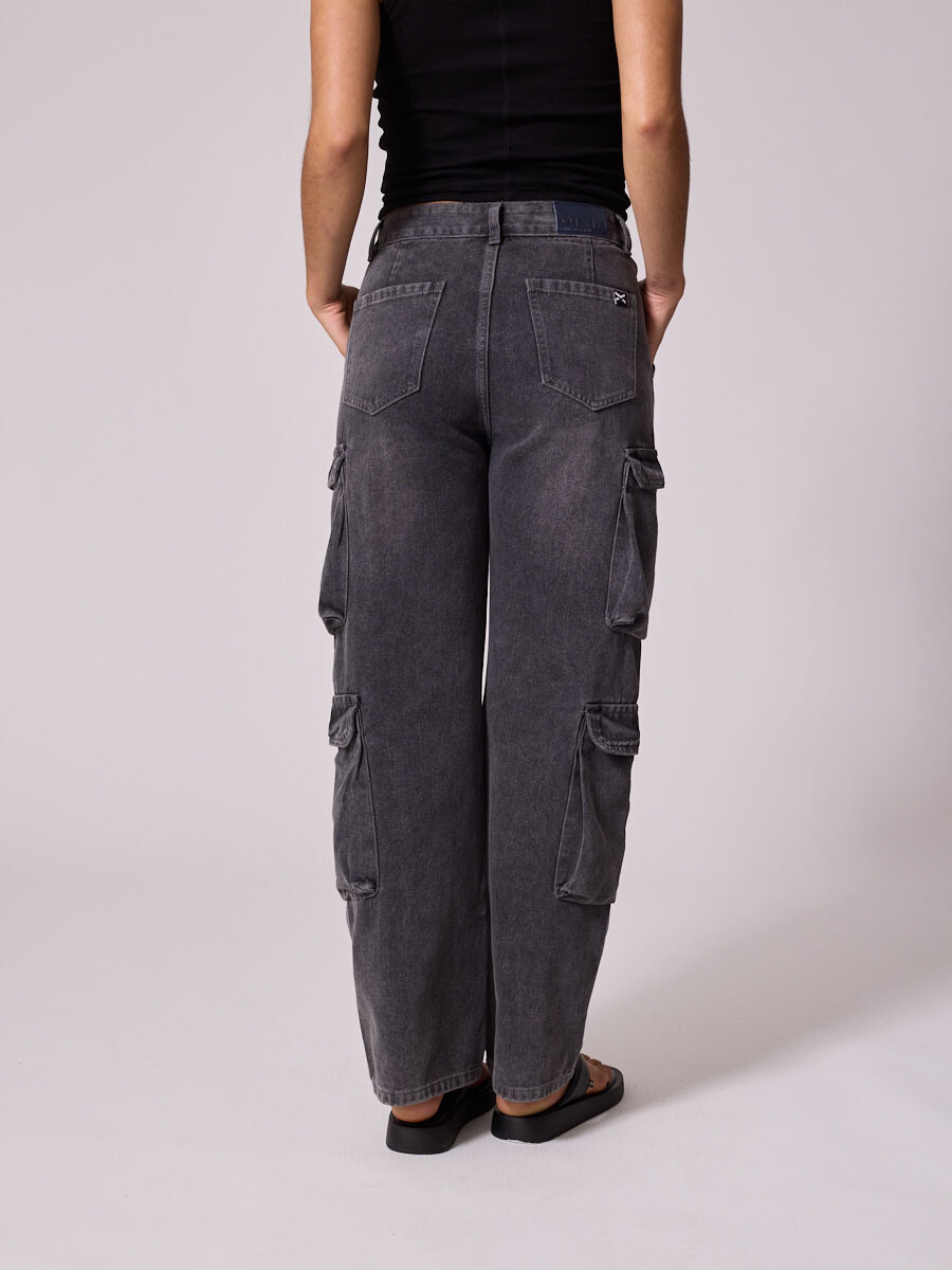 JEAN CARGO FATYMA DIXIE Gris Oscuro