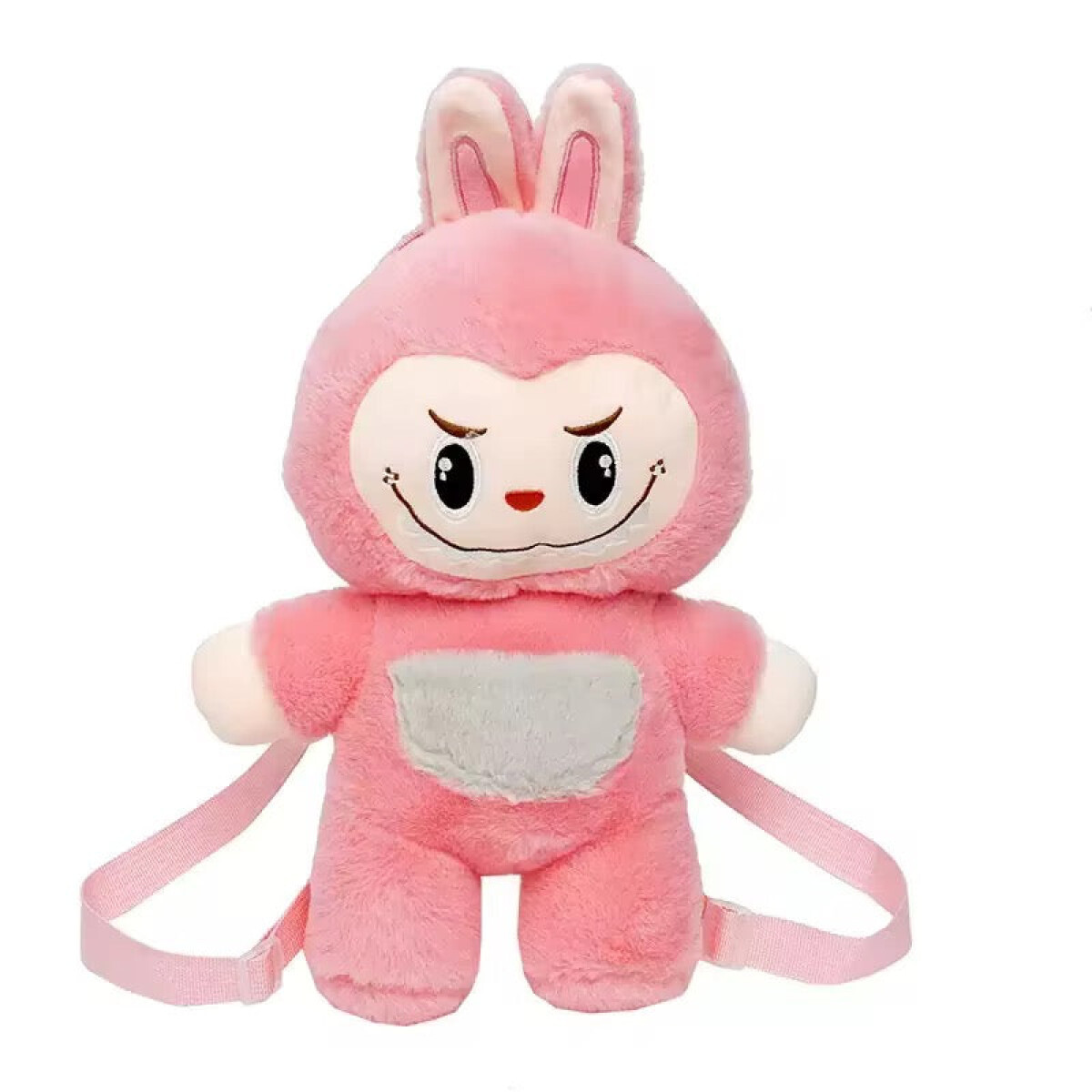 Mochila Peluche Labubu LB-8 42CM - ROSA 
