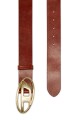 Cinturón Unisex B-1Dr W Belt Marron/dorado