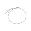 Pulsera Cruz-Plata 925-Sin piedra-PU3305 sinpiedra