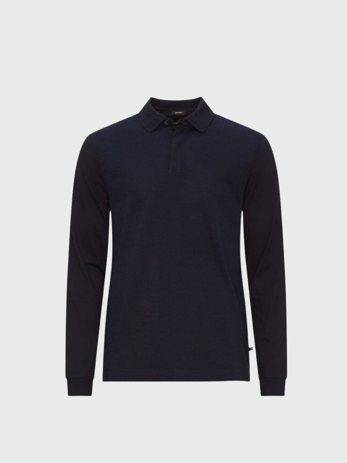 BOSS - Remera polo manga larga slim fit de algodón elastizado, PLEINS 0