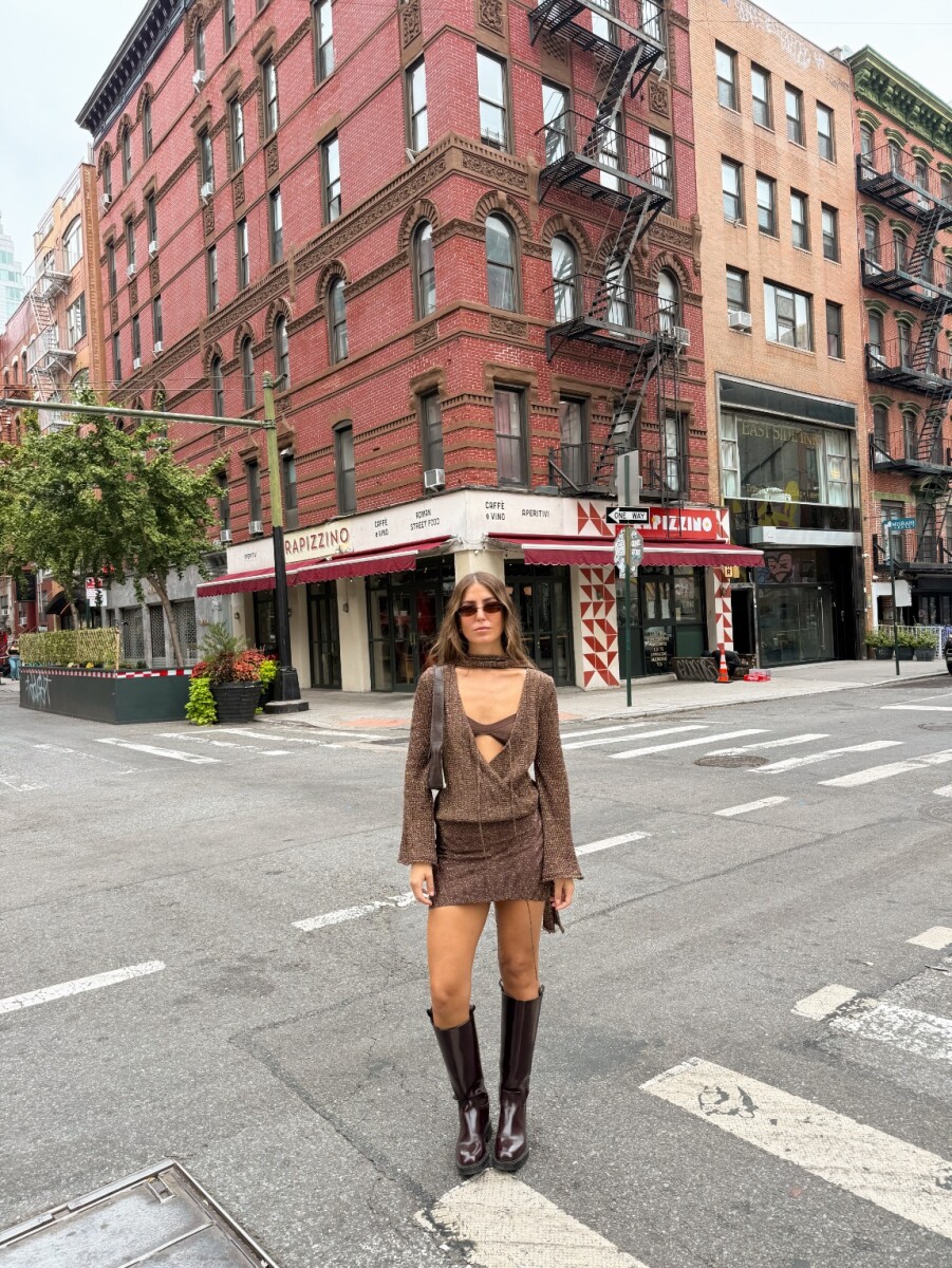 Vestido Niza SS26 - Espresso 