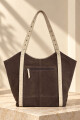Cartera telma Chocolate gamuza