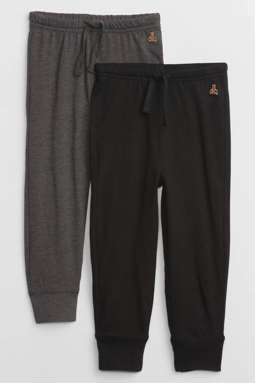 Pantalon Deportivo Pack X2 Toddler Niño B85 Charcoal Hthr Grey