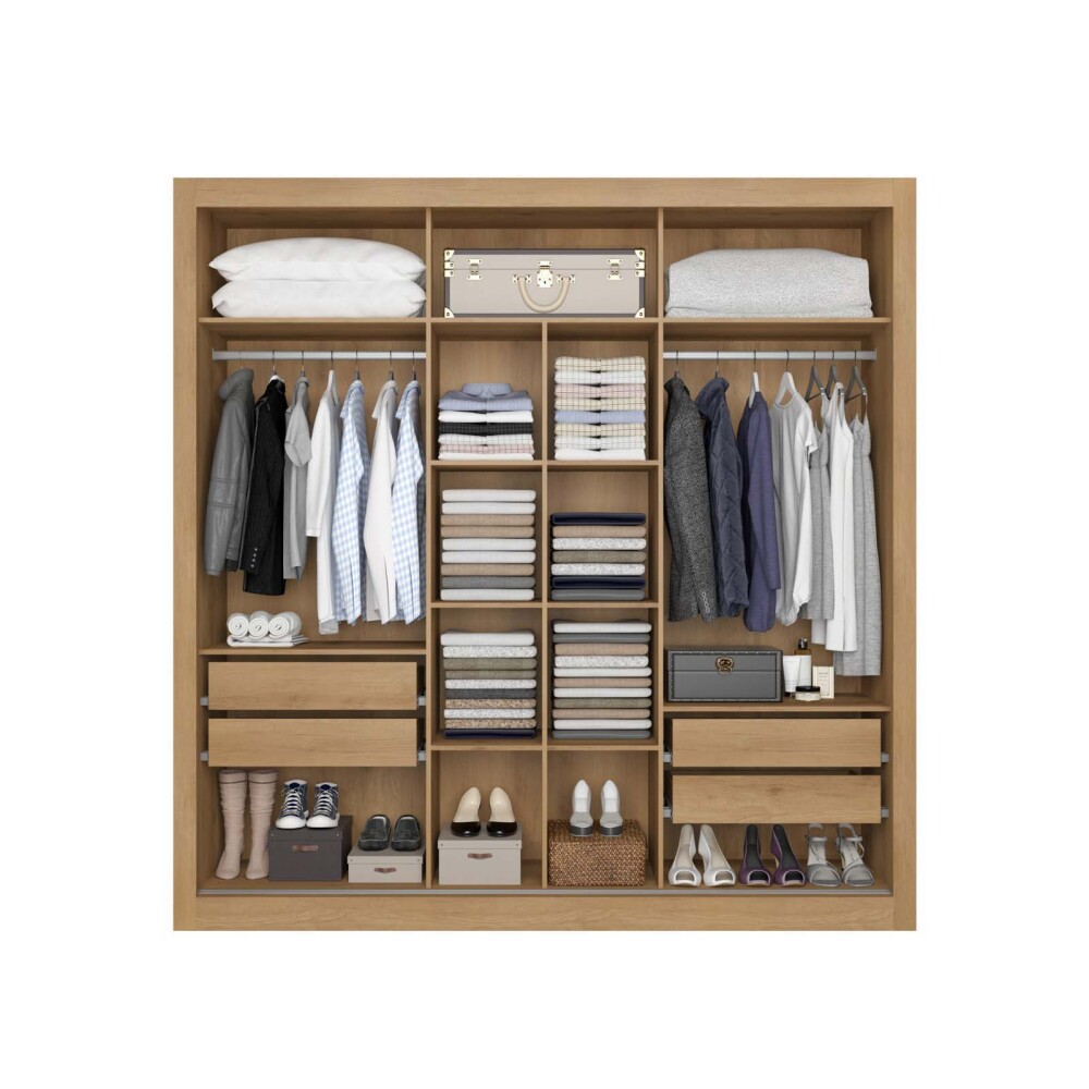 PLACARD COPENHAGEN 2 PUERTAS MDP NATURAL-BEIGE NATURAL/OFFWHITE