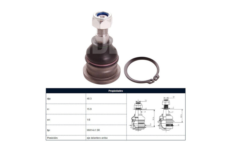 Rotula Del Mitsubishi L200 93-95 Der/Izq Rotula Del Mitsubishi L200 93-95 Der/Izq