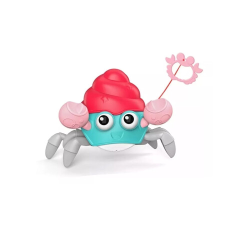 Cangrejo con cuerda de arrastre apto agua Rosado