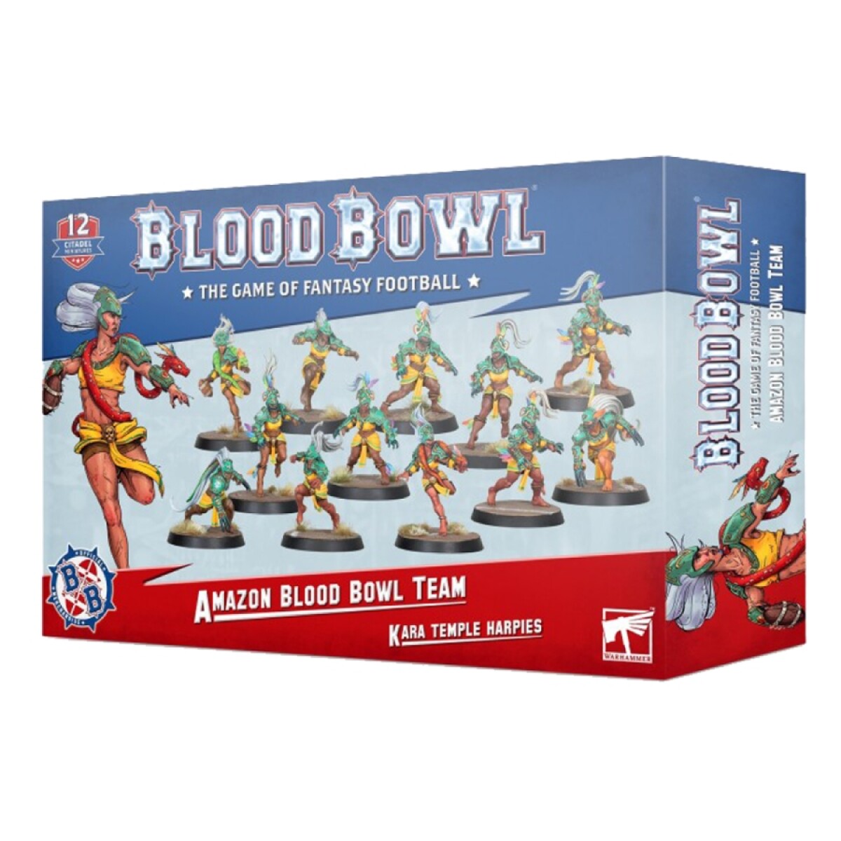 Blood Bowl Amazon Team - Kara Temple Harpies 