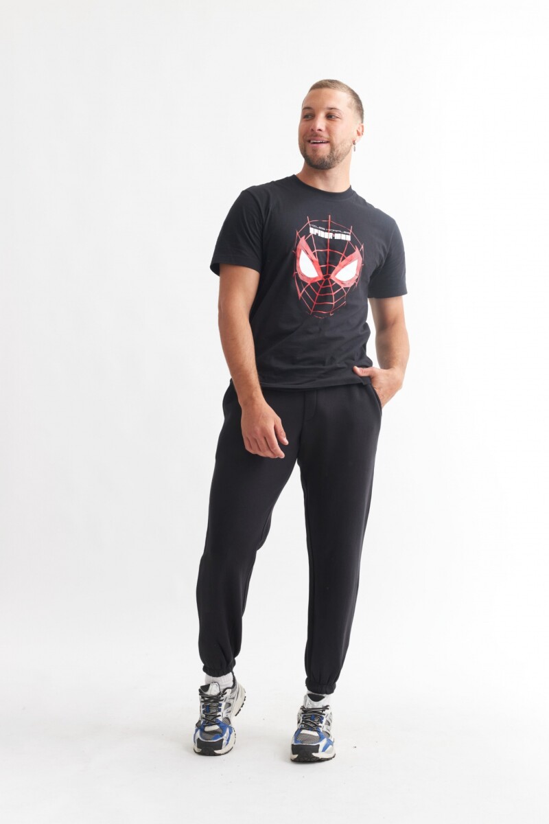 Remera Spiderman NEGRO