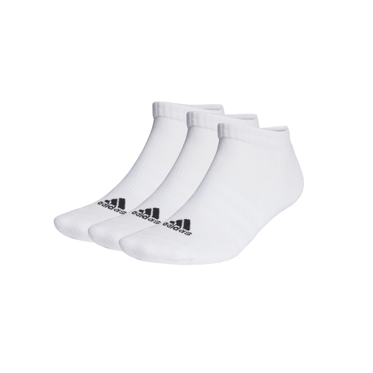 Medias adidas al Tobillo Acolchadas - White - White 