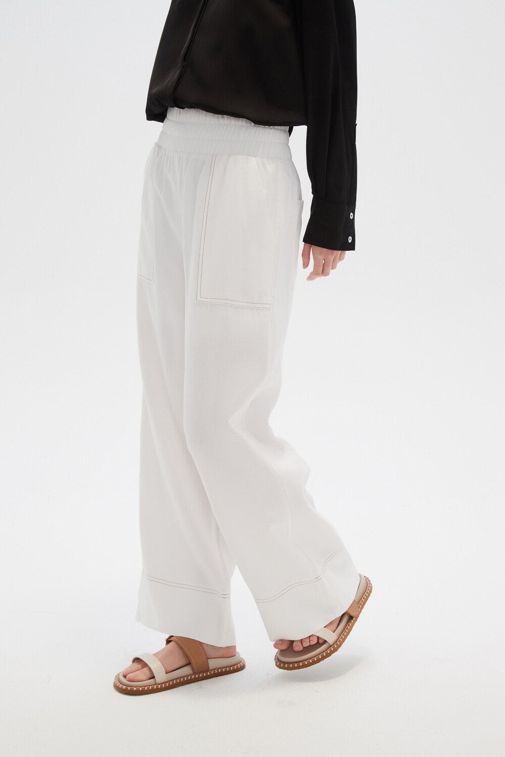 Pantalon Crescent Marfil / Off White