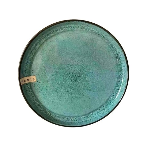 PLATO DE MESA D27CM PARIS SURTIDO VERDE/AZUL PLATO DE MESA D27CM PARIS SURTIDO VERDE/AZUL