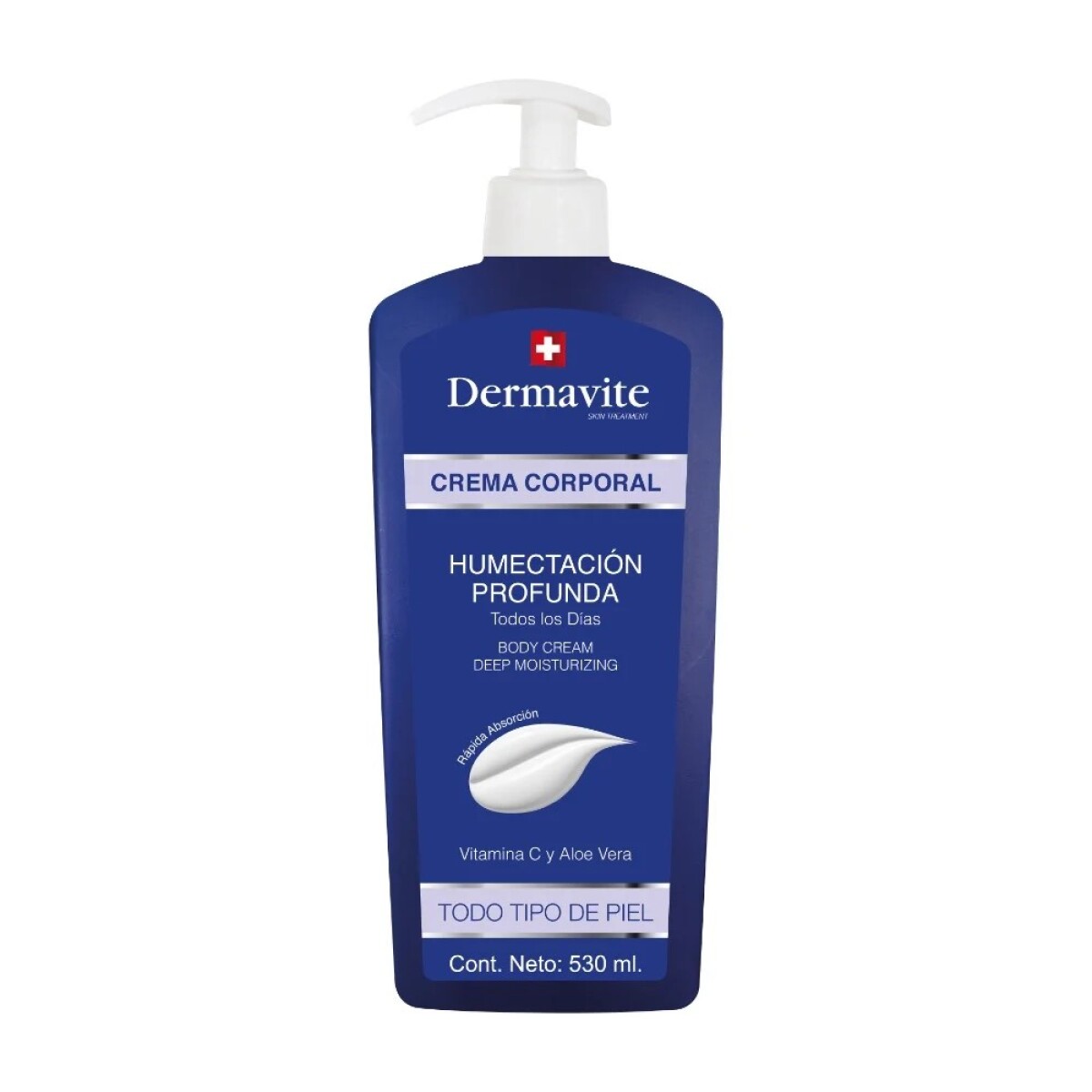Crema Corporal Humectación Profunda Todo Tipo de Piel 530 ml - Dermavite 