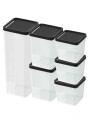 CONJUNTO RECIPIENTES NEGRO (V)
