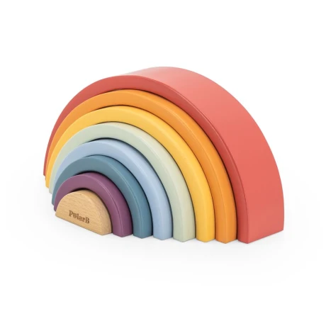 Juego Polar B Arcoiris de Madera Montessori 001
