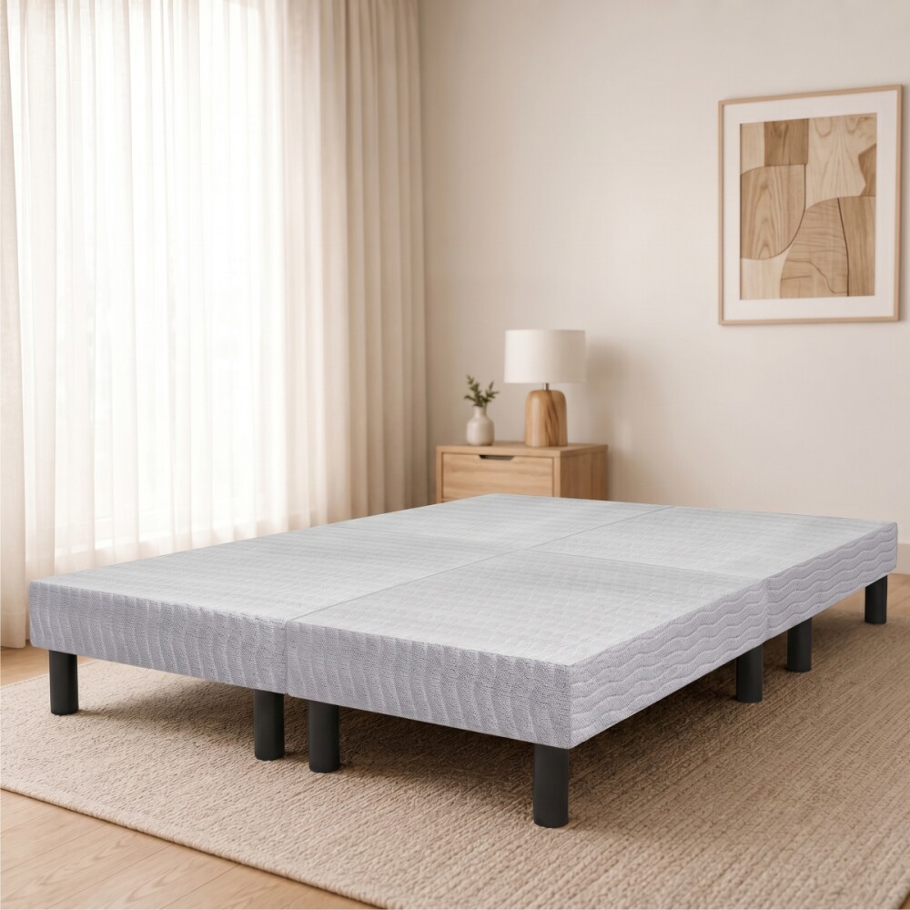 Base Box Plegable y Dividida 2 Plazas