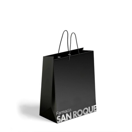 Bolsa Negra de Regalo San Roque Chica 19cm 19cm 6.5cm Bolsa Negra de Regalo San Roque Chica 19cm 19cm 6.5cm