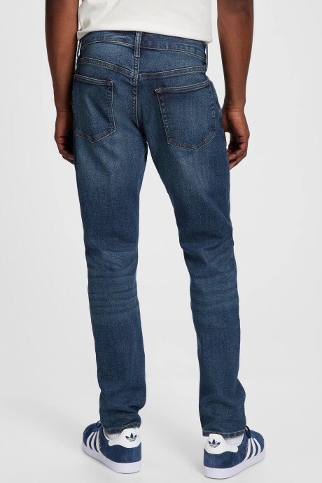 Jean Skinny High Stretch Hombre Medium Dark