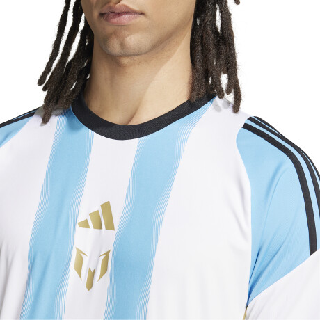 CAMISETA ENTRENAMIENTO adidas MESSI Light Blue & White
