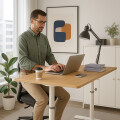 Escritorio con altura regulable Updown Marrón