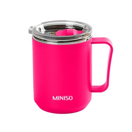 Taza acero 400ml rosa