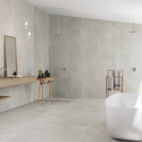 Porcelanato Gris Rustico Mate Liso 120X240Cm Piso Pared GAMAS DE GRIS