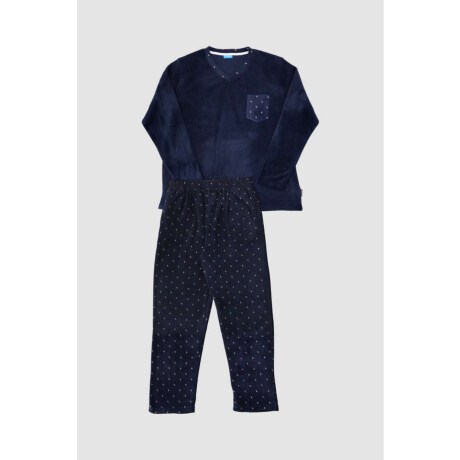 67-1828 pijama punto Azul