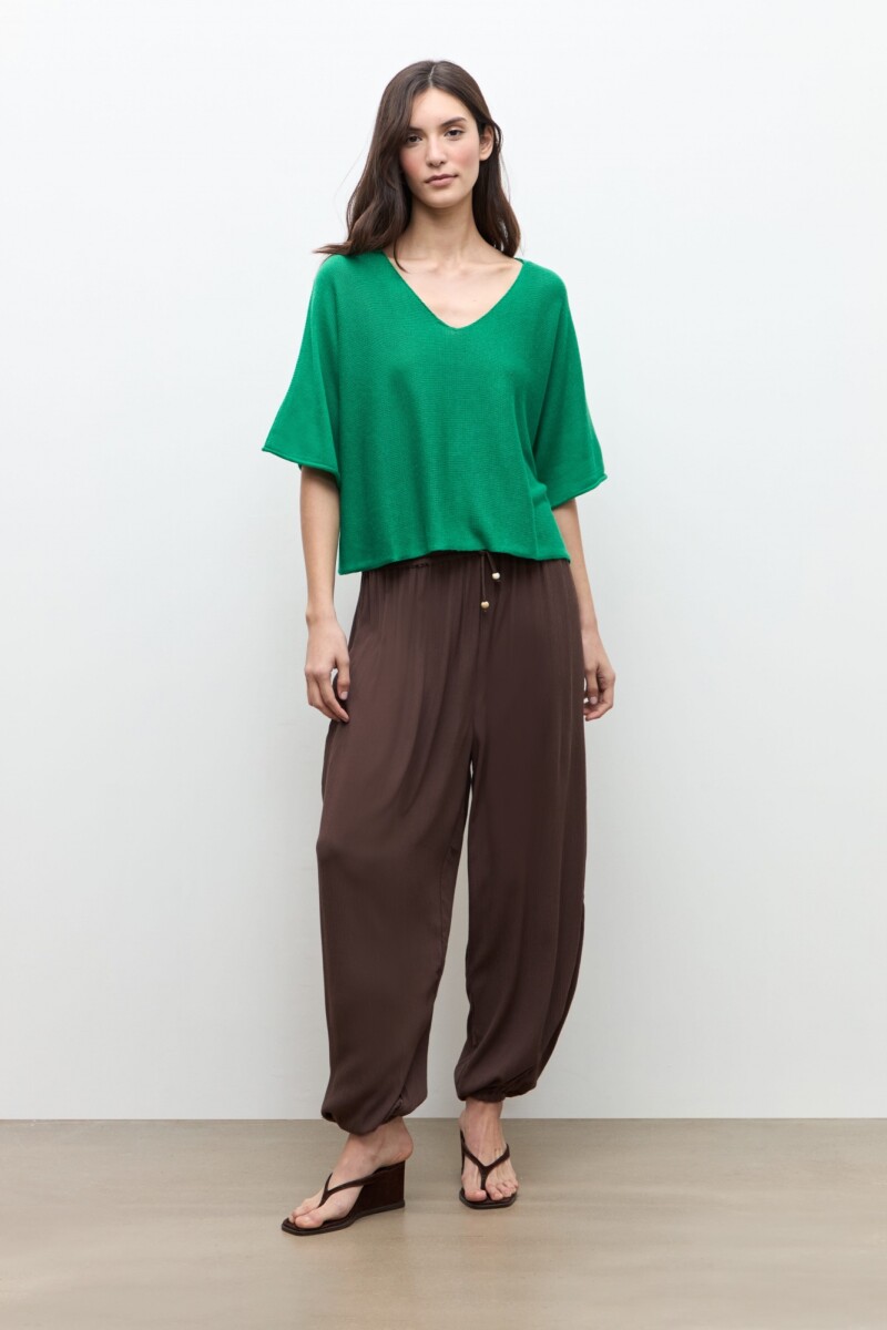 Sweater oversized verde