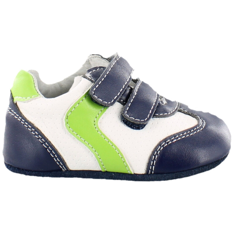 Championes Infantiles Croco Kids Casual Blanco - Verde