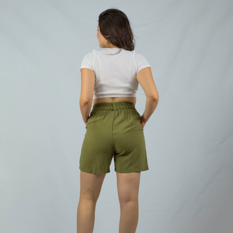 Short Dama Lino Slowly Army
