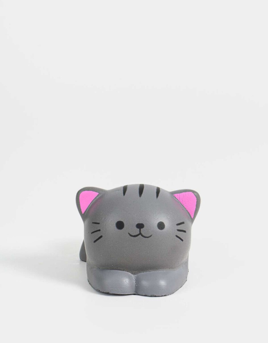 Squishy Gatito - Gris Medio 