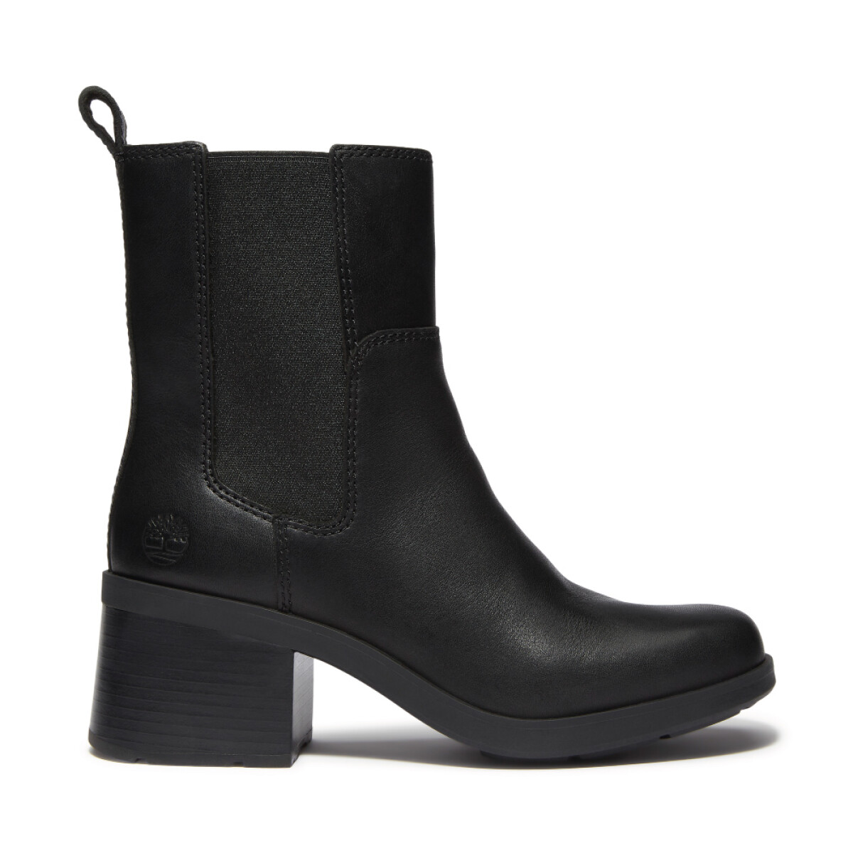 Botas Chelsea Bellevaux Mid Mujer - Black Full Grain 