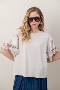 REMERA DHARA Beige
